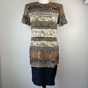 Vintage K.C. Spencer New York Midi Dress Size 6 EUC